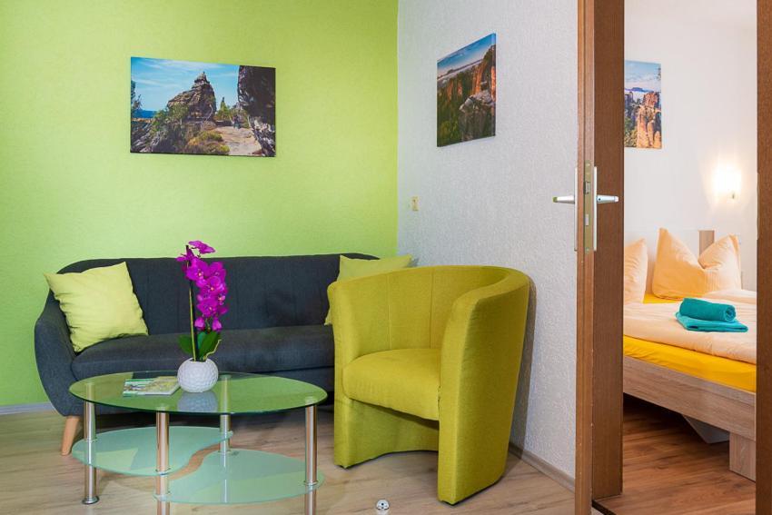 4-Bettzimmer Saechsische Schweiz Mittelndorf Extérieur photo